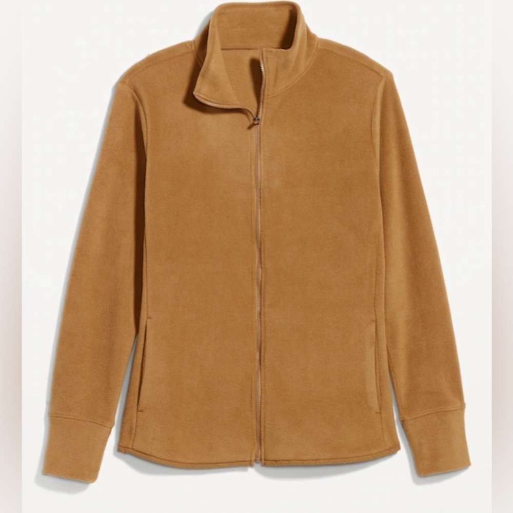 Old Navy - NEW - Microfleece Full Zip Jacket for Women. Color: Sycamore Bark.